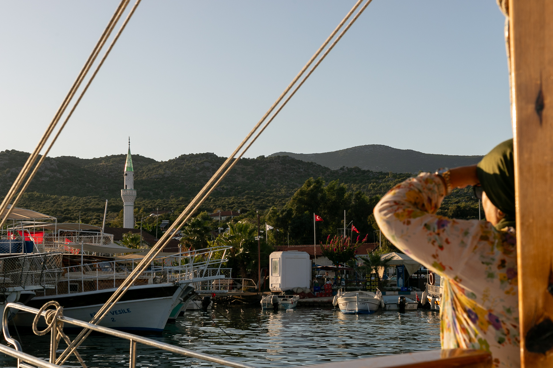 View from Kaş’ harbour